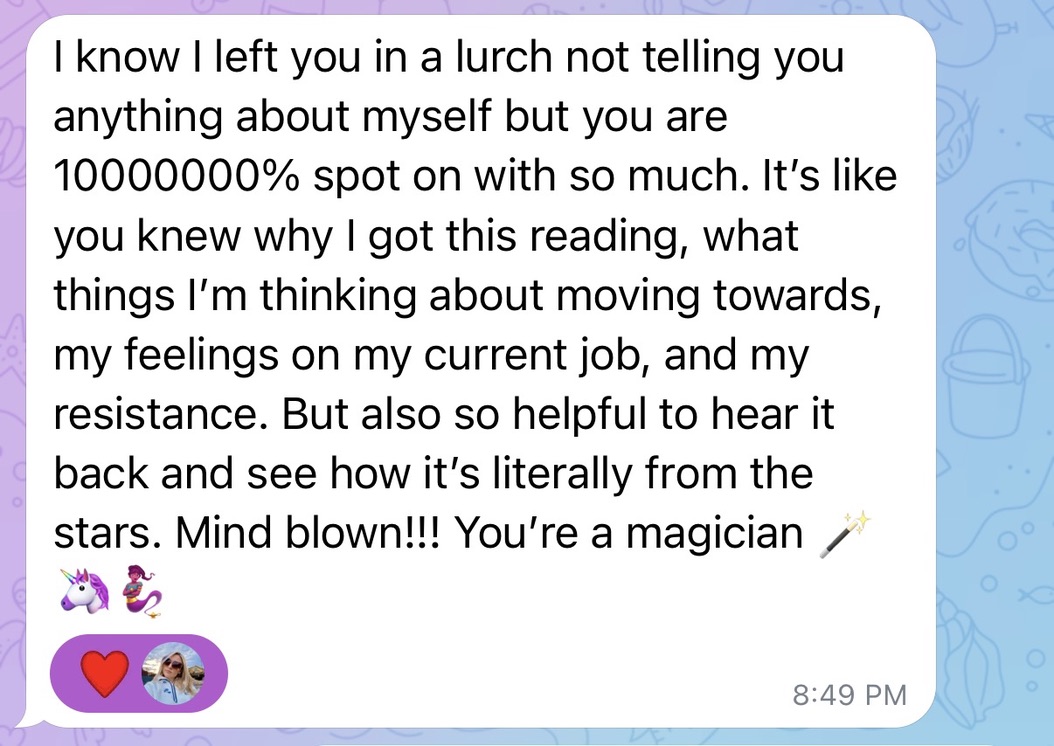 client testimonial